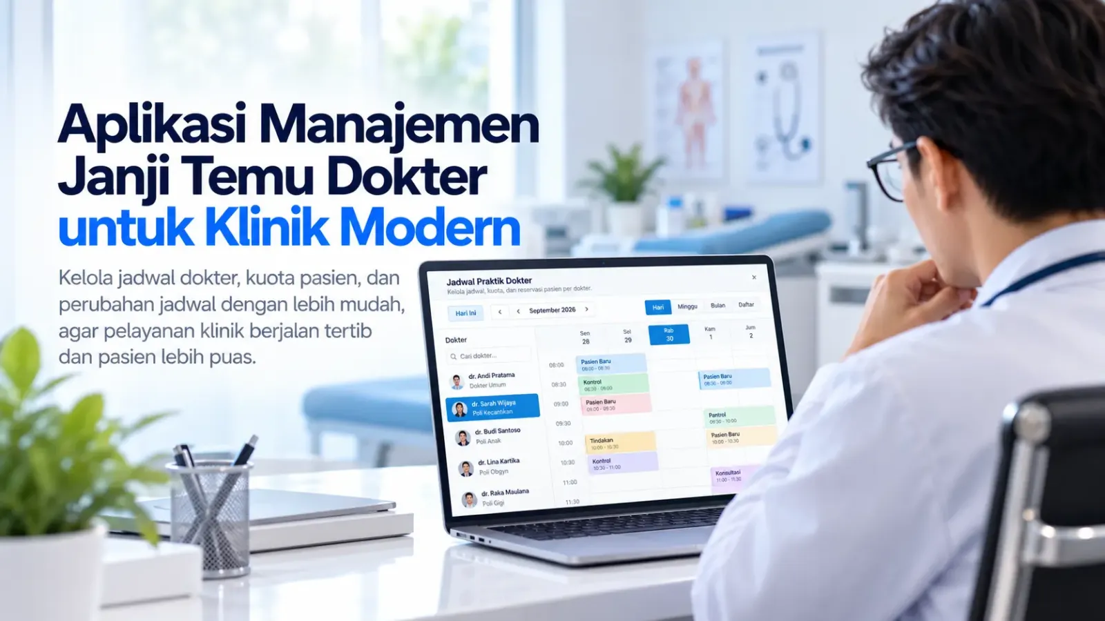 Aplikasi Manajemen Janji Temu Dokter untuk Klinik Modern
